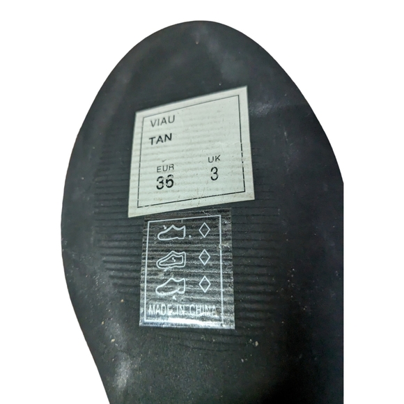 Matt & Nat| NWOT Slip-on Vegan Leather Ballet Flats Viau Tan Caramel |Size: 3UK - Picture 7 of 7